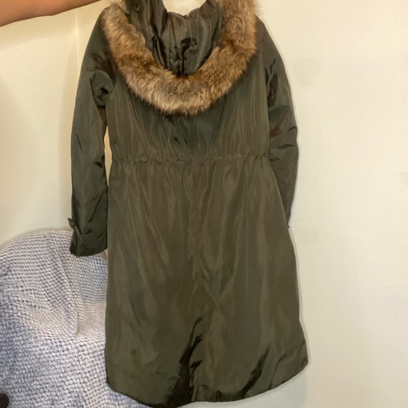 Forest green coat - Picture 5 of 6